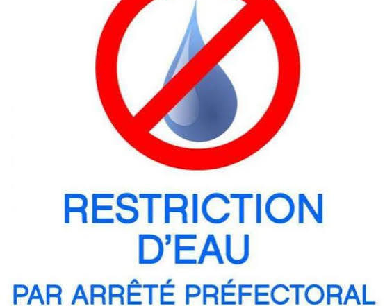 restrictions eau