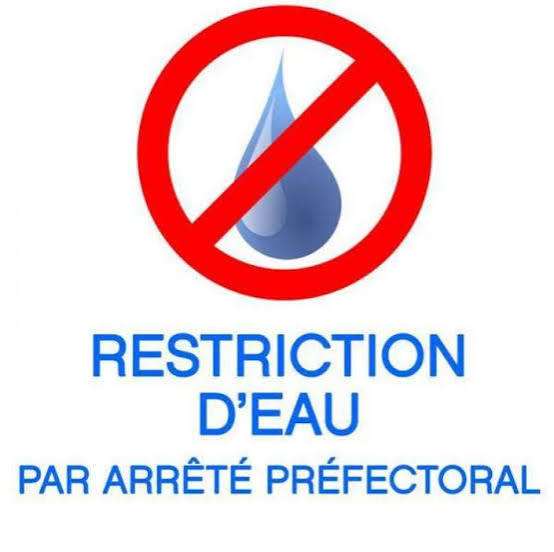 restrictions eau